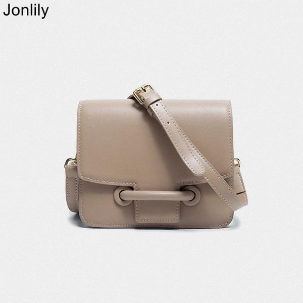 

jonlily women genuine leather shoulderbag female fashion small box bag elegant crossbody messenger bag teens purse -kg269