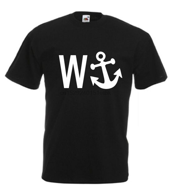 

w anchor funny novelty t shirt birthday xmas gift dad mum daughter son sailing