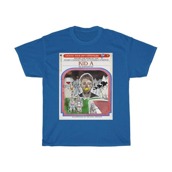 

radiohead kid a choose adventure t shirt heavy cotton tee