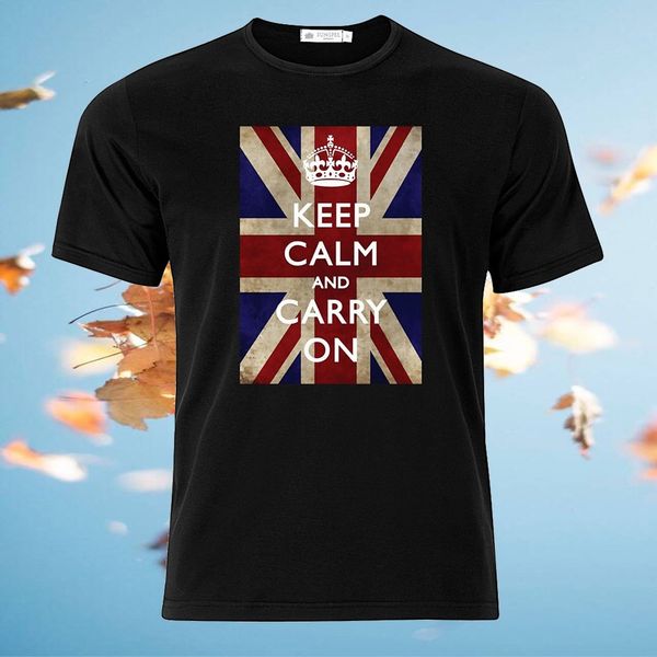 

keep calm and carry on men's fashion t-shirt tees clothing