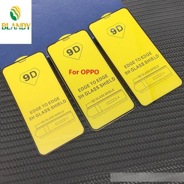 

9d full cover tempered glass screen protector for oppo ax7 ax5 c1 a7 a3 for vivo y95 y93 y91