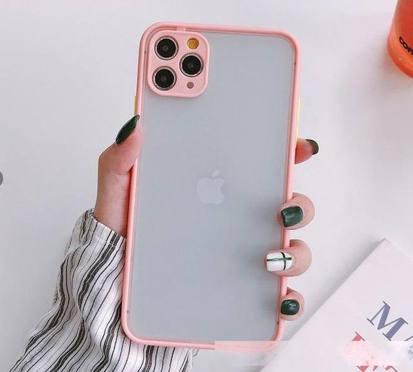 

designer phone case suitable for iphone mobile phone fine hole creative matte se hit color anti-fall iphone 11 case protective sleeve