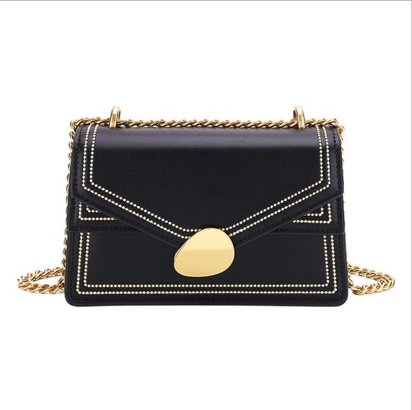 

мода простой цепи одного плеча кроссбоди сумка вышитая малый квадрат кошелек сумки клатчи sacs главной