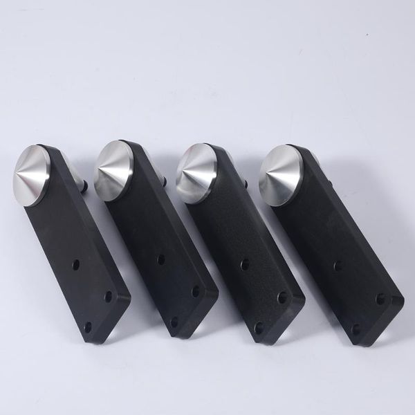 

computer speakers 4pcs easy install stand feet nail absorbing pads isolation parts replacement durable speaker spike 39mm non-slip aluminium