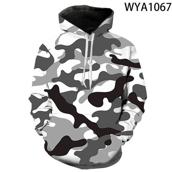 

2020 3d камуфляж толстовки мужчины 2020 новая мода толстовка мужчины camo толстовка hip осень зима толстовка мужская одежда us / eur, Black