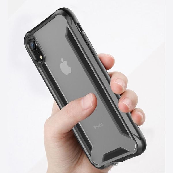 

hybrid transparent clear rugged armor cover 360 cover case for iphone x xs tpu pc transparent case anti shock hard smartphone
