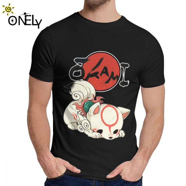 

anime okami amaterasu t-shirt for stylish organic cotton t-shirt round neck