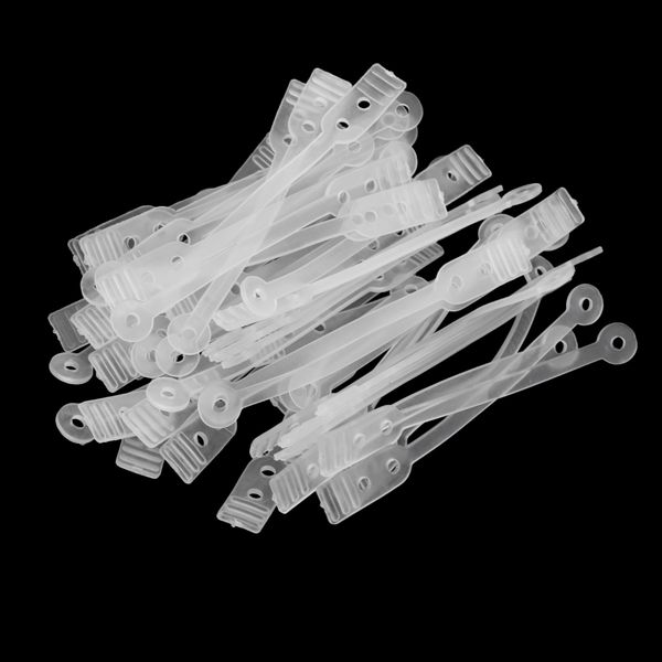 

50pcs/pack salon hair roller rubber band hair rod clip hair styling perming curling accessories clear