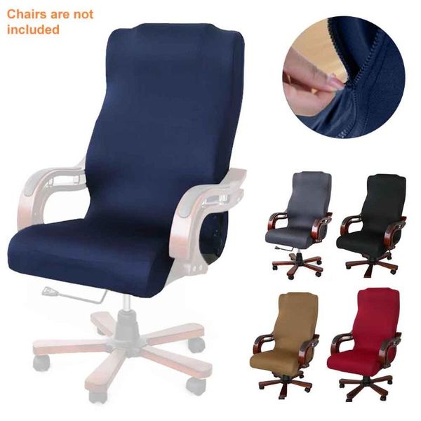 

office chair cover washable living room decorative computer seat modern simplism removable high back furniture protector stretch