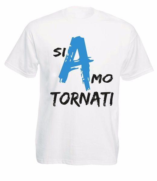 

2019 новая мода повседневный печати printed t-shirt j 1891 historical promotion мы вернулись siamo tornati повседневные футболки