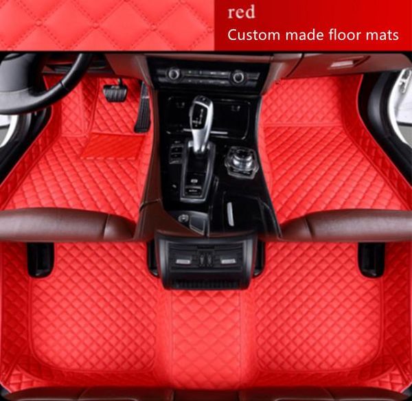 

custom car floor mats suitable for nissan rogue / x-trail 5 seats 2008-2021