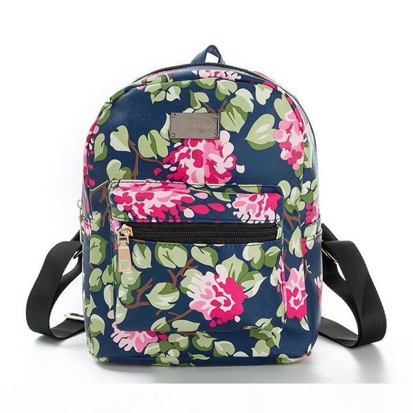 

designer-good quality new printing backpack school bags for teenagers pu leather women backpacks girls travel bag n509