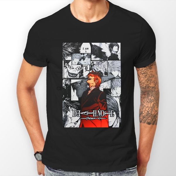 

death note kira manga strip ryuk l anime tshirt t-shirt tee all sizes clothing hipster fashion