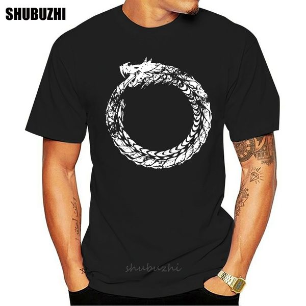 

shubuzhi fashion men t shirt serpent dragon ouroboros mens t shirt fashion t-shirt men cotton brand teeshirt