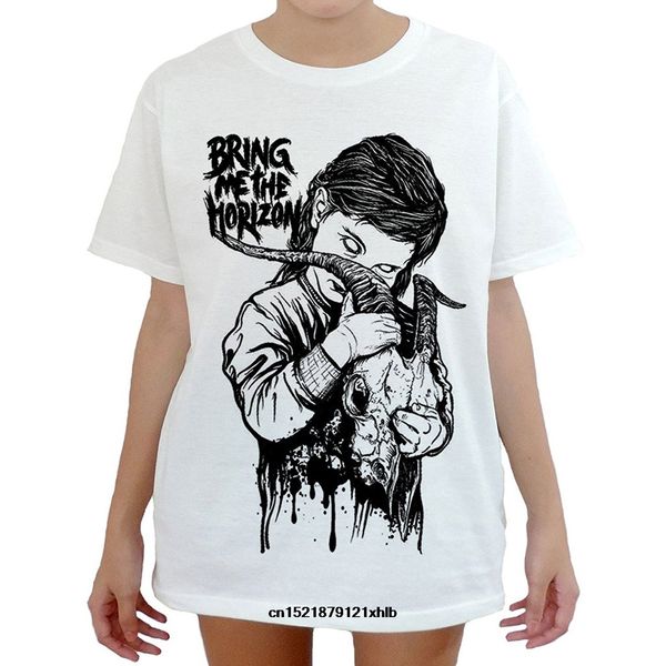 

men t shirt bring me horizon girl evil summer fashion style funny t-shirt novelty tshirt women