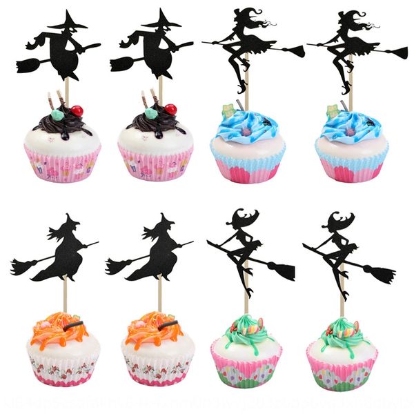 

8 pcs/bag halloween witch broom plug-in party 8 pcs/bag halloween witch broom plug-in party dress dress cake cake cake 5xdkn