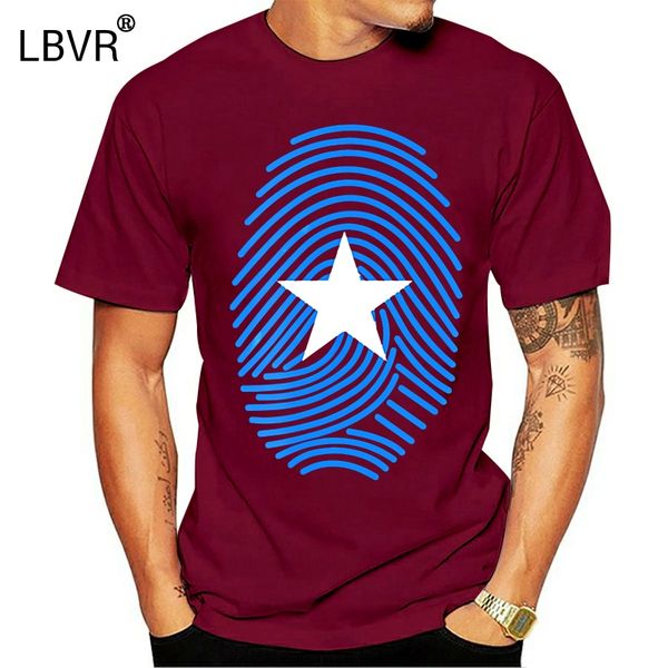 

сомалийский флаг fingerprint t-shirt black для мужчин-женщины свободного размера top ajax tee shirt