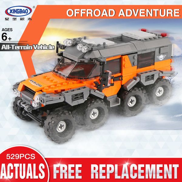 

xingbao 03027 the all terrain vehicle set car series building blocks self-locking bricks toys educational diy gifts model