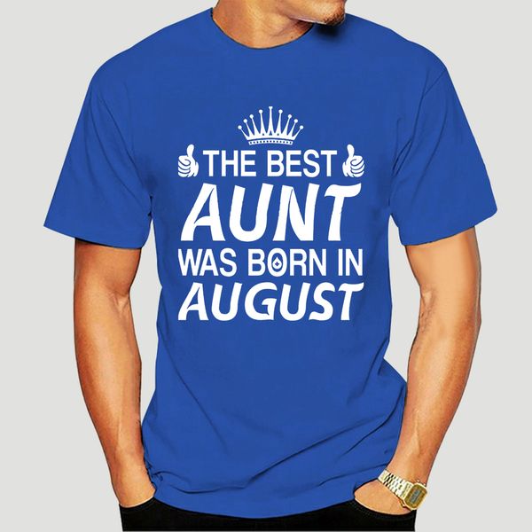

brand the aunt was born in august 2019 summer men short sleeve t-shirt-3878d