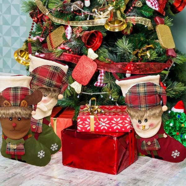 

christmas stocking gift candy bag for christmas tree home decor