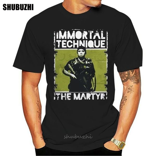 

immortal technique the martyr shirt cotton tshirt men summer fashion t-shirt euro size