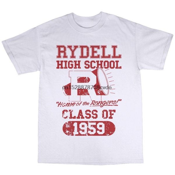 

2019 fashion rydell high school 1959 t-shirt 100% premium cotton inspired by grease
