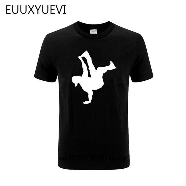 

2018 breakdancing printed t-shirts men casual short sleeve cotton t shirt hip hop male o-neck clothing camisetas masculina
