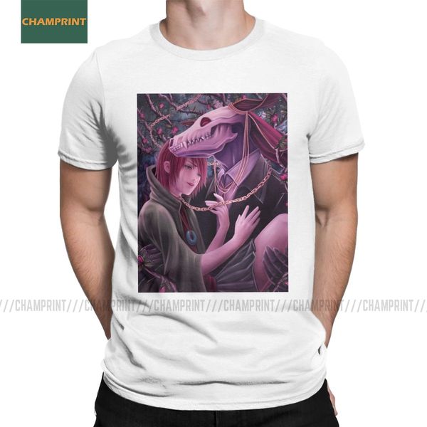 

men the ancient magus bride t shirts elias anime chise ainsworth manga mahoutsukai cotton short sleeve tees printing t-shirts