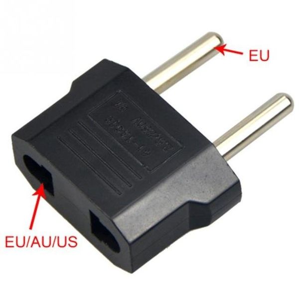 

accessories & parts electrical socket & plugs adaptors 1pcs eu plug adapter 2 pin to eu 2 round pin plug socket input