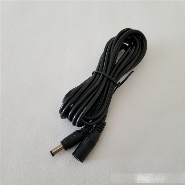 

10pcs/lot 3m/9.8ft 12v 5.5mm x 2.1mm dc male to female power supply cable extension cord pure copper wire core for cctv camera