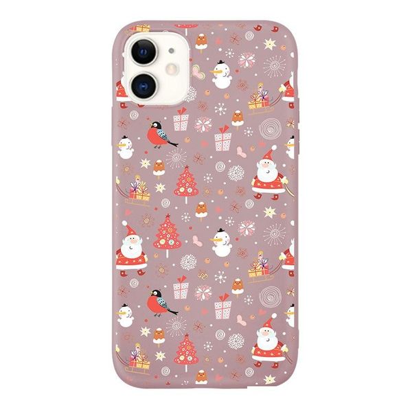 

the new 2019 santa claus phone case for iphone 11 pro max painted tpu soft cover for iphone 7 8 xs max xr