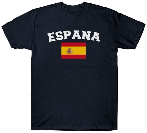 

2019 новых летней майка espana flag t shirt испанской испания bull повседневная футболка