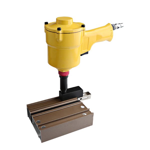 

pneumatic puncher air tools bridge-cut aluminum alloy doors windows 10.3mm hole punching eu standard slot k/c groove