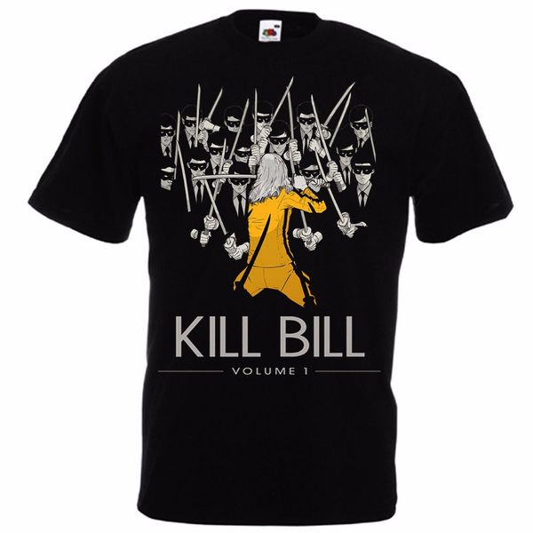 

kill bill vol 1 by quentin tarantino uma thurman black mamba movie t-shirt s-3xl t shirt men casual cotton short sleeve