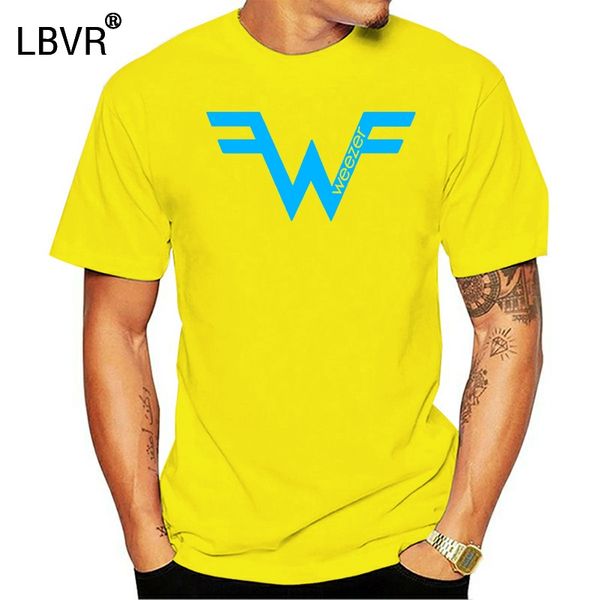 

new rare weezer tour logo 2019 men's t-shirt s to 2xl hip-hop tee shirt
