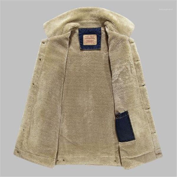 

рукав твердого mens отворот шея куртка плюс размер мужчина верхнего одежда зима mens теплых джинсовых куртки лонг, Black;brown