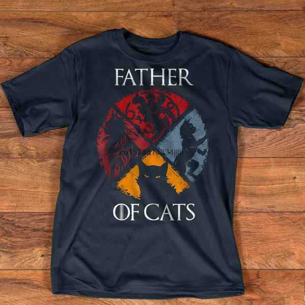 

father of cats shirt - cat lovers cat dad gift t-shirt