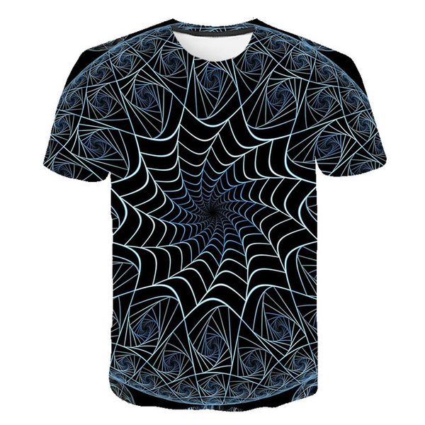 

colorful dizziness 3d print shirts aesthetic funny anime men clothing