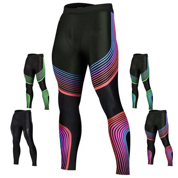 

running pants mens compression leggings sport training long men tights trousers gym workout sportswear jogging, Black;blue