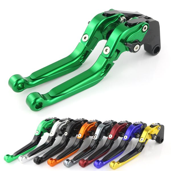 

for zx-9r 2003 z1000 2006 zx-12r 2005 zx-10r ninja 2004 versys 1000 2014 foldable clutch brake levers cnc adjustable