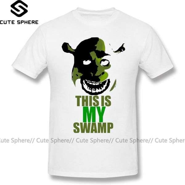 

shrek t shirt this is my swamp shrek is love shrek is life t-shirt oversized casual tee shirt short sleeves print cute tshirt