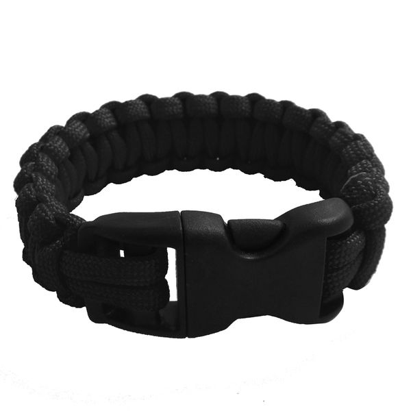 

kit emergency men women rope charm bracelets eig88, Golden;silver