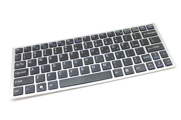 

new sony vaio 9z.n5usw.001 a1807420a lapus black keyboard with frame replacement