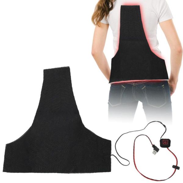 

usb charged vest heating sheet 5v alloy fiber electric clothes heating pad for vest jacket adjustable diy warm gear winter, Gray;blue