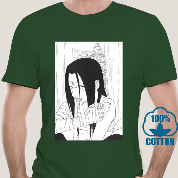 

0362a neji naruto t shirts men's cotton humorous t-shirts akatsuki pein anime itachi uchiha uzumaki sasuke tee short sleeve