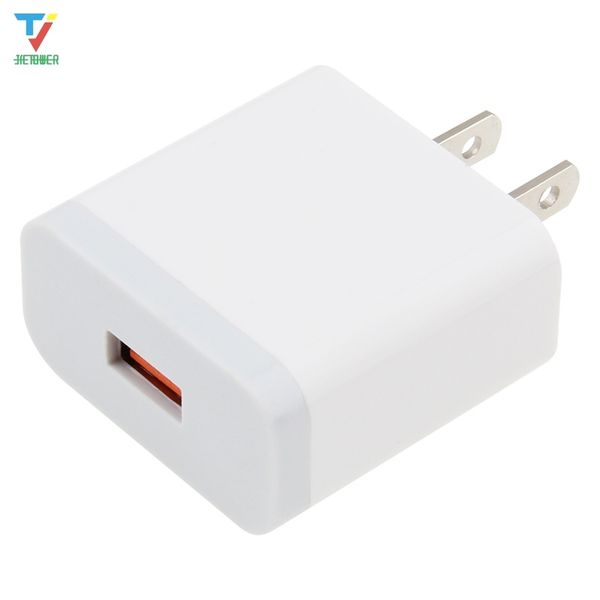 

single usb charger 2a fast charging travel us plug adapter portable wall charger mobile phone cable for iphone samsung xiaomi 200pcs/lot
