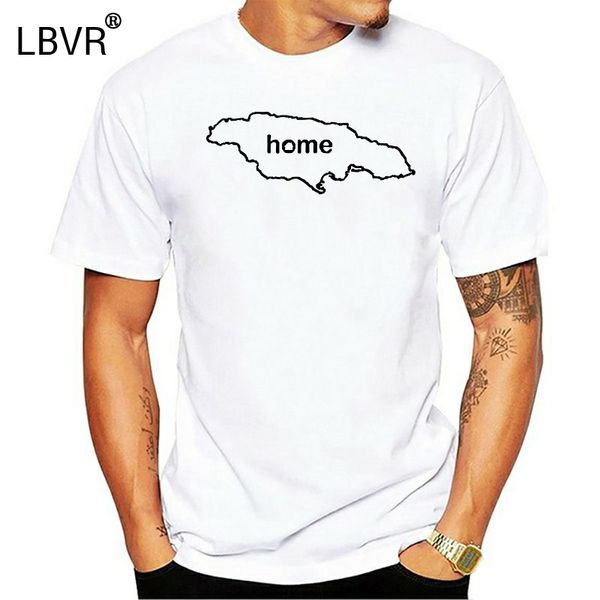 

простой с коротким рукавом хлопок t-shirt ямайки home t-shirt найти свой собственный страна мужчин или женщин в ямайский регги партии o-обра