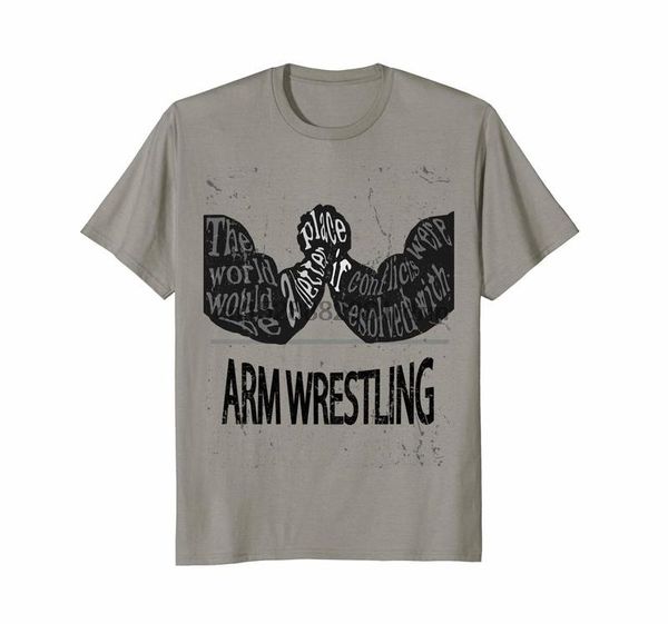 

clothing arm wrestling t shirt make the world a better place t shirt