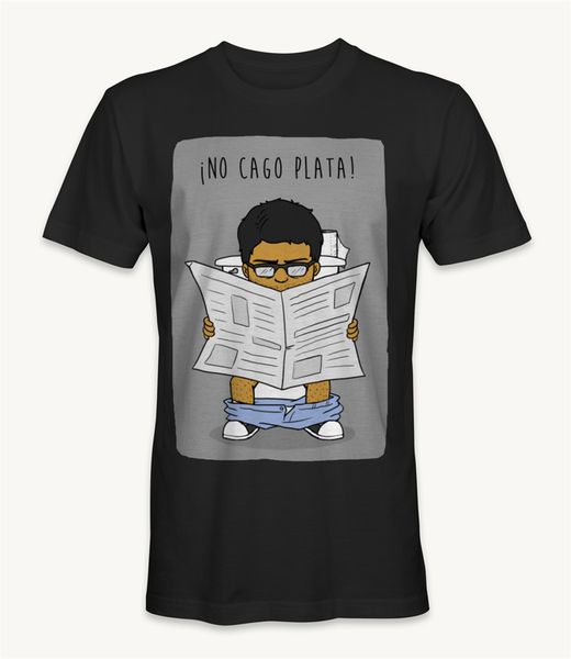 

no cago plata t-shirt money funny shirt spanish apparel casualÂ tee shirt