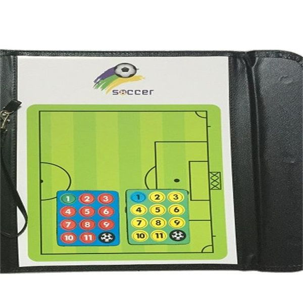 

wholesale- football tactical board pu magnetite black training guidance magnetic band rehearsal boards soft clear durable small 18sy cc